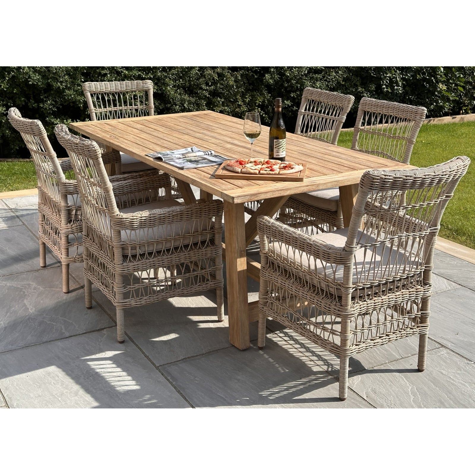 Provence Collection Outdoor Dining Chair - High Quality Rattan Furniture