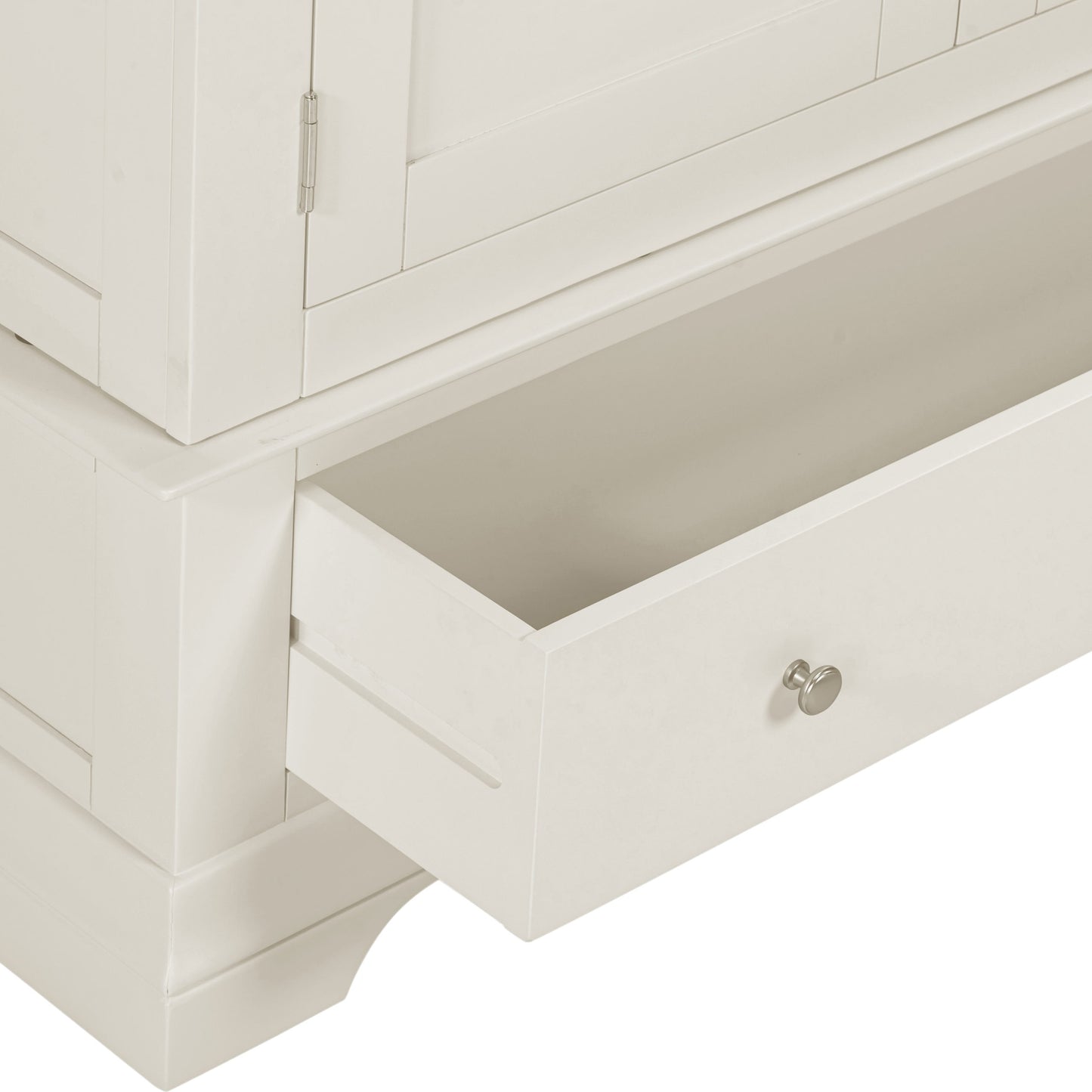 Bordeaux 3 Door Wardrobe Ivory or Grey