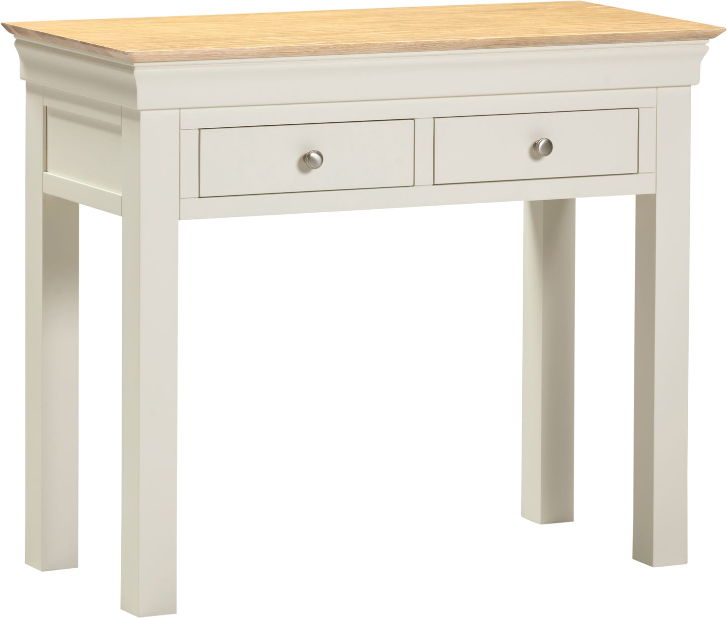 Bordeaux Console Table Ivory/Oak Pebble Grey/Oak