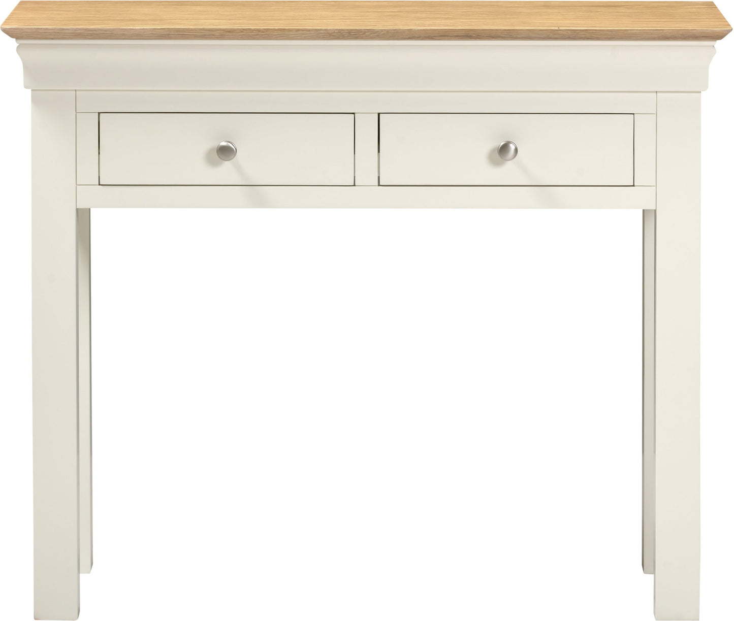 Bordeaux Console Table Ivory/Oak Pebble Grey/Oak