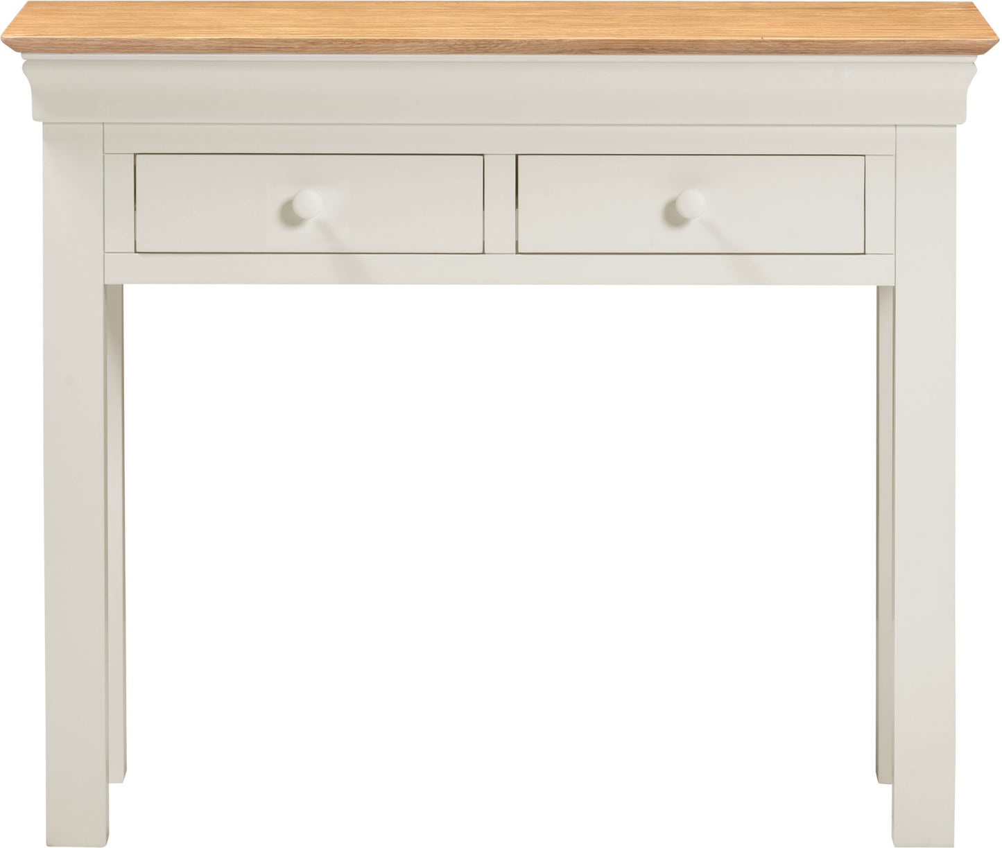 Bordeaux Console Table Ivory/Oak Pebble Grey/Oak