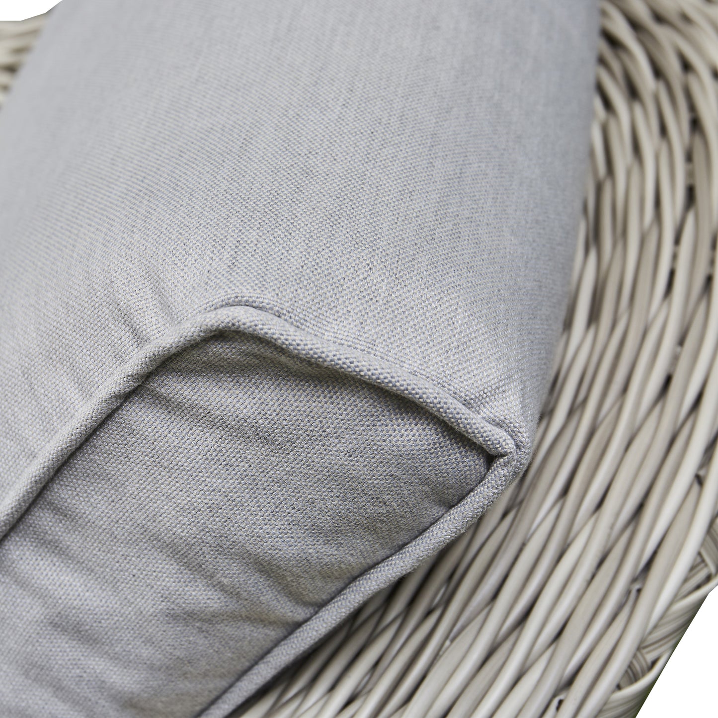 Grey Rattan Outdoor Set - 3 Seater Settee, 2 Chairs, Coffee Table