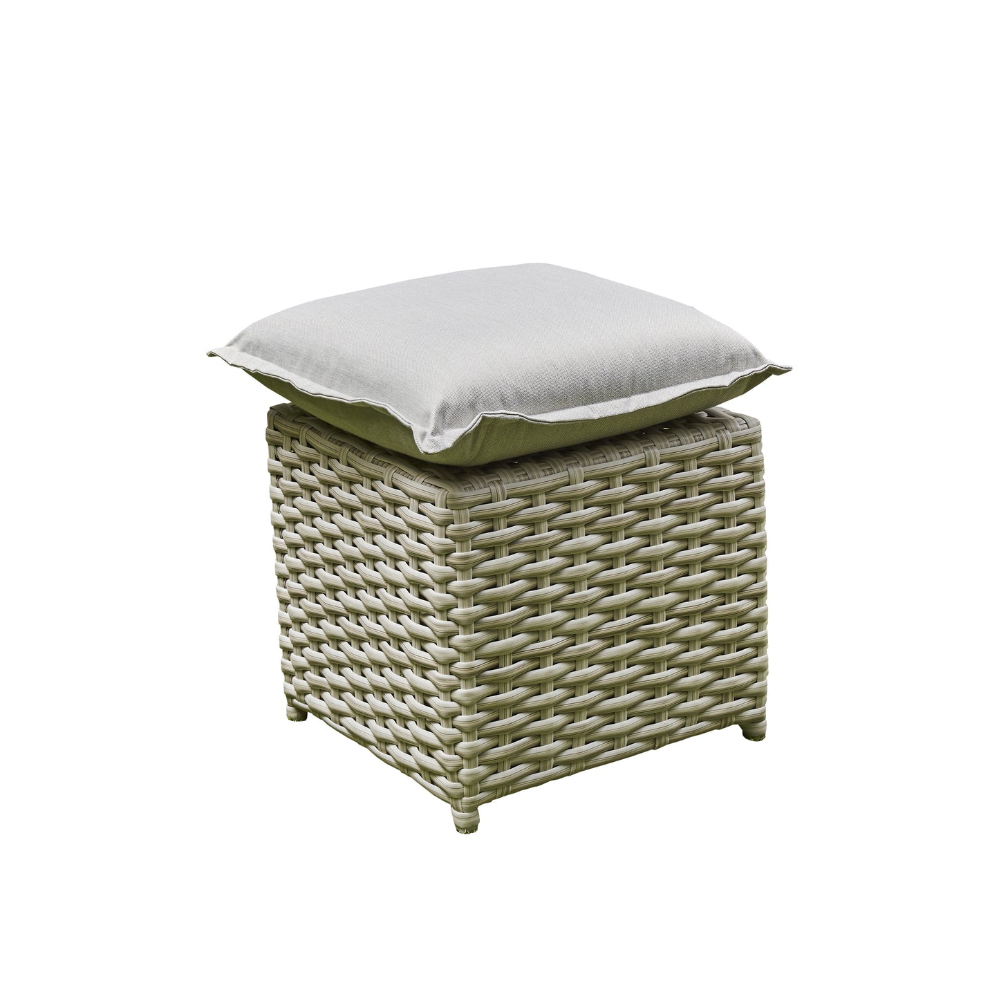 Grey Outdoor Corner Sofa 2 benches/Stools 1 Fire Pit Table