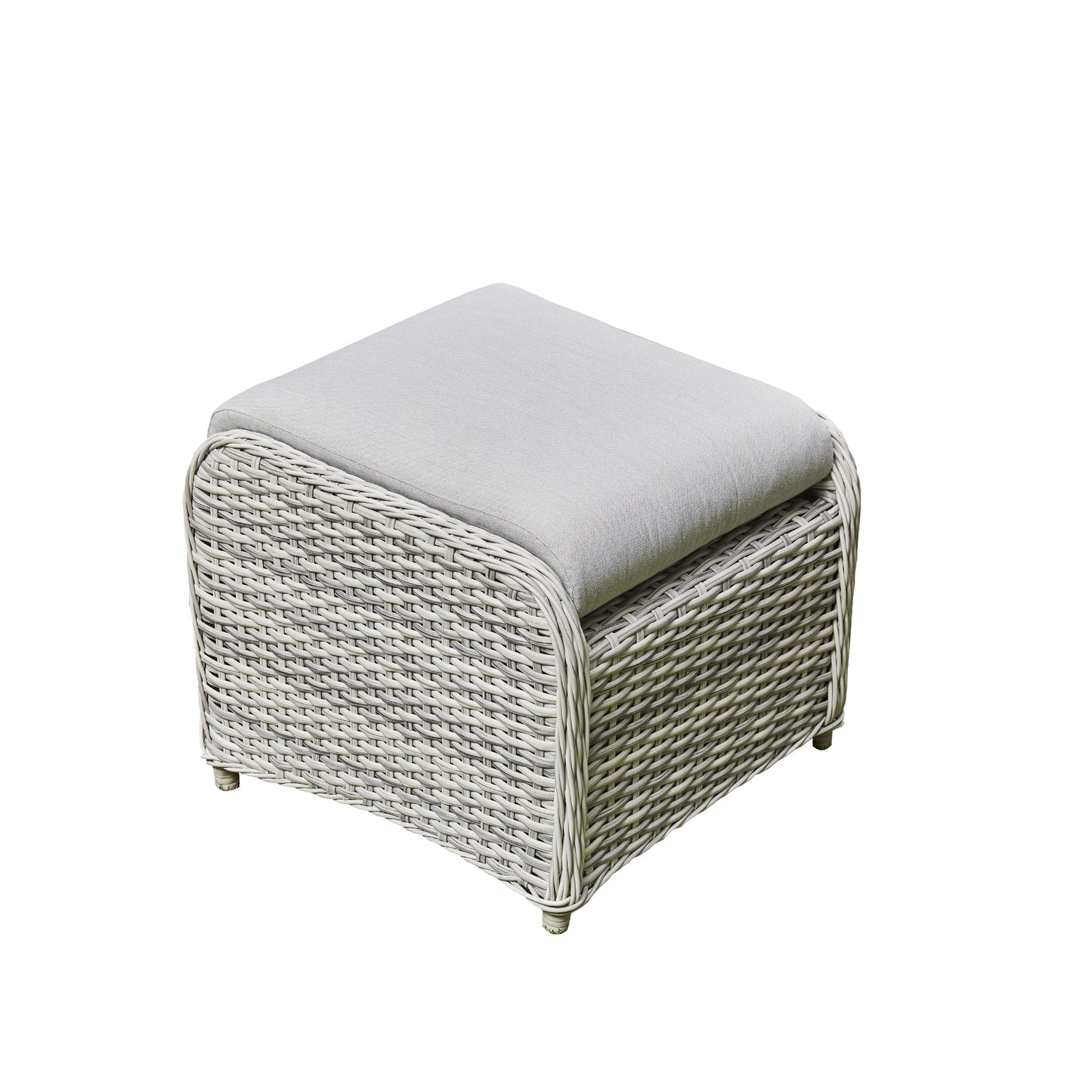 5 piece Reclining Lounge. Set. 2 reclining armchairs, 2 matching footstools. Side Table