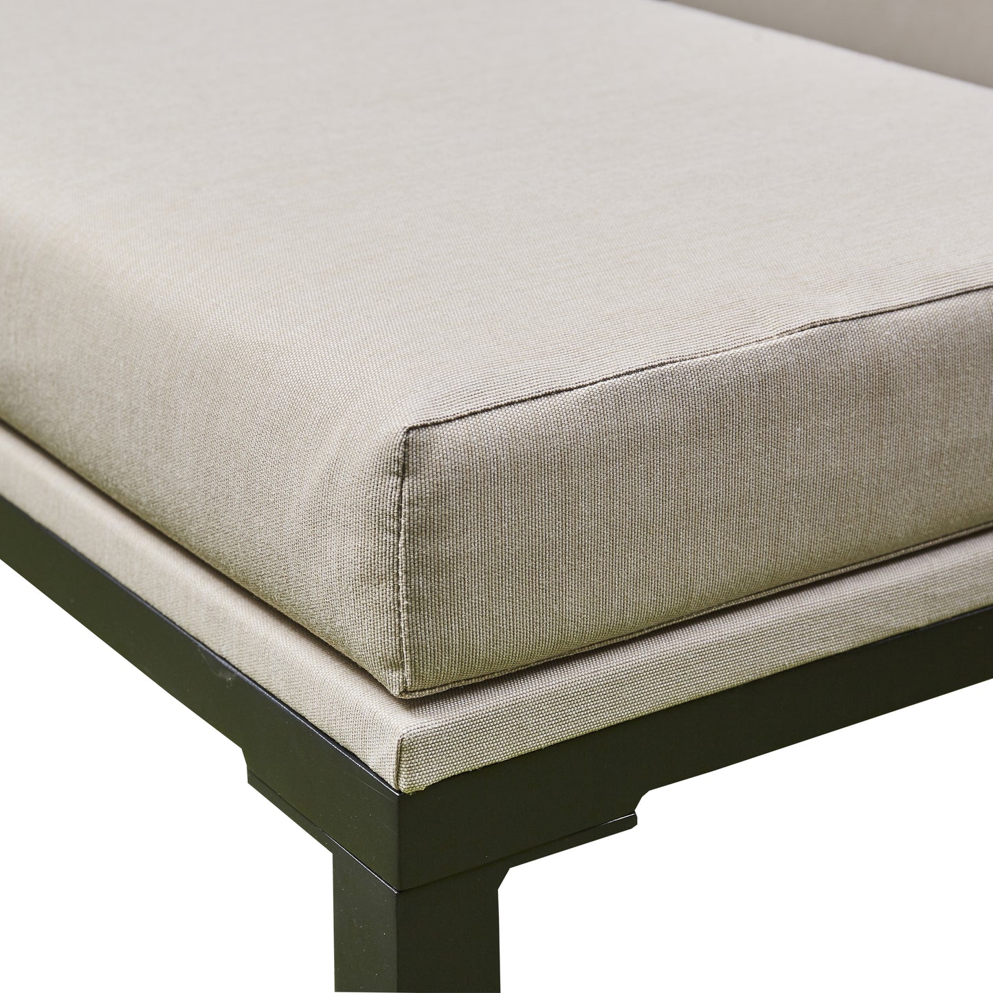 Corner Sofa Set, 2 Benches and Firepit. Grey or Beige