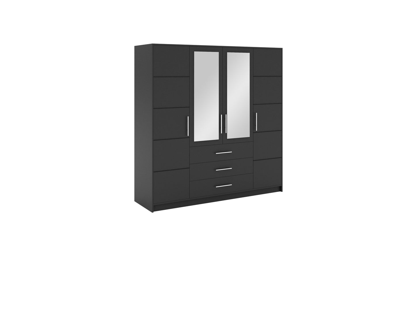 Bali 4 Door Wardrobe in 4 Colour Options