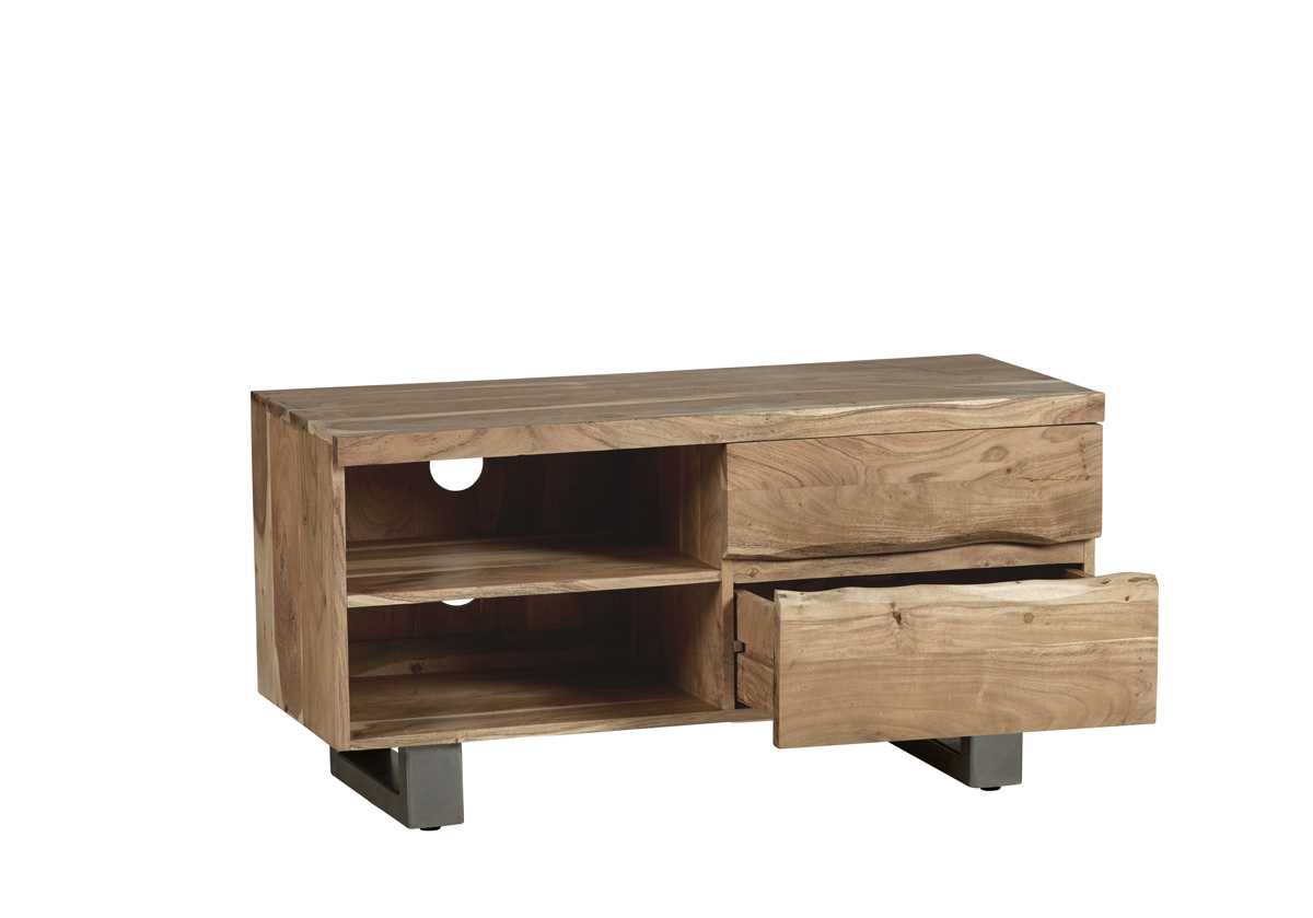 Baltic Live Edge TV Unit. 100% Solid Mango Wood.