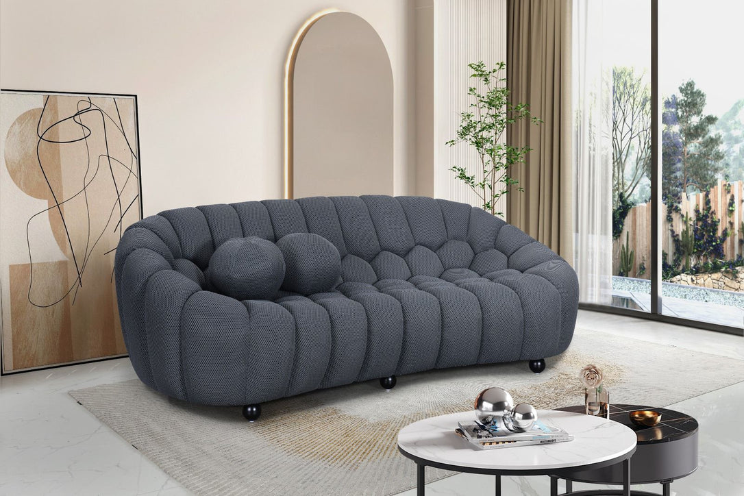 Bella Sofa 3 Seater Grey