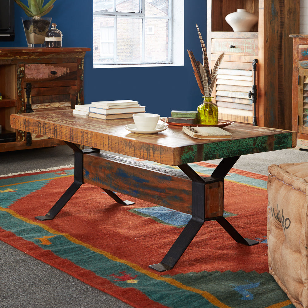 Coastal Coffee Table 100% Reclaimed Wood