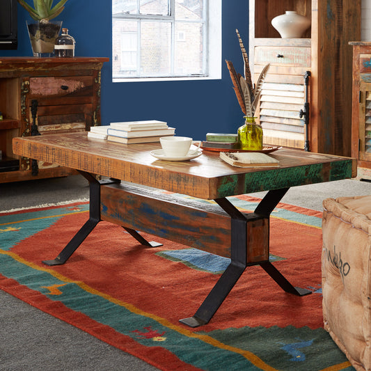 Coastal Coffee Table 100% Reclaimed Wood