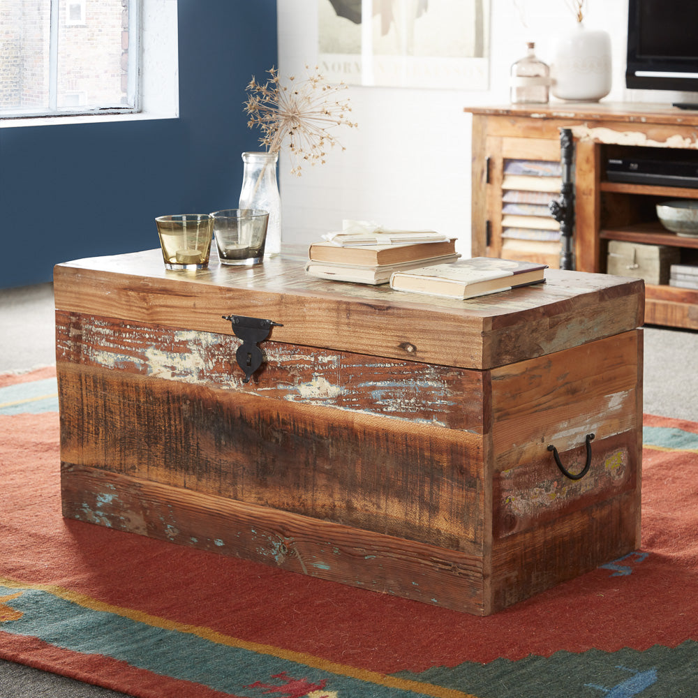 Coastal Trunk Box 100% Reclaimed Wood