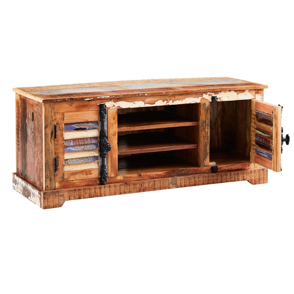 Coastal TV Cabinet 100% Reclaimed Wood