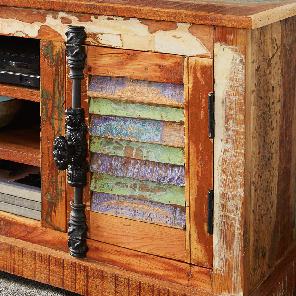 Coastal TV Cabinet 100% Reclaimed Wood