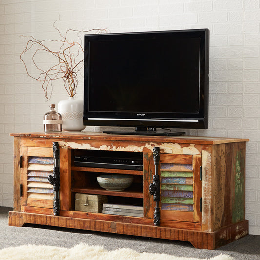 Coastal TV Cabinet 100% Reclaimed Wood