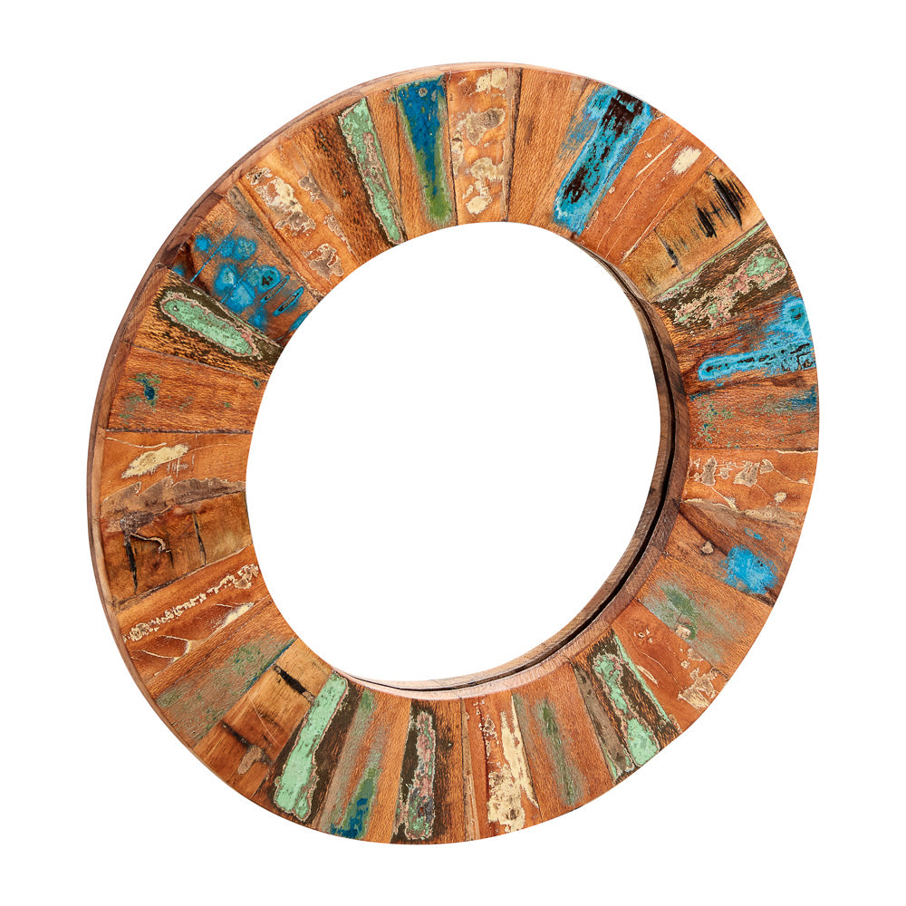 Coastal Large Mirror Frame 100% Reclaimed Wood