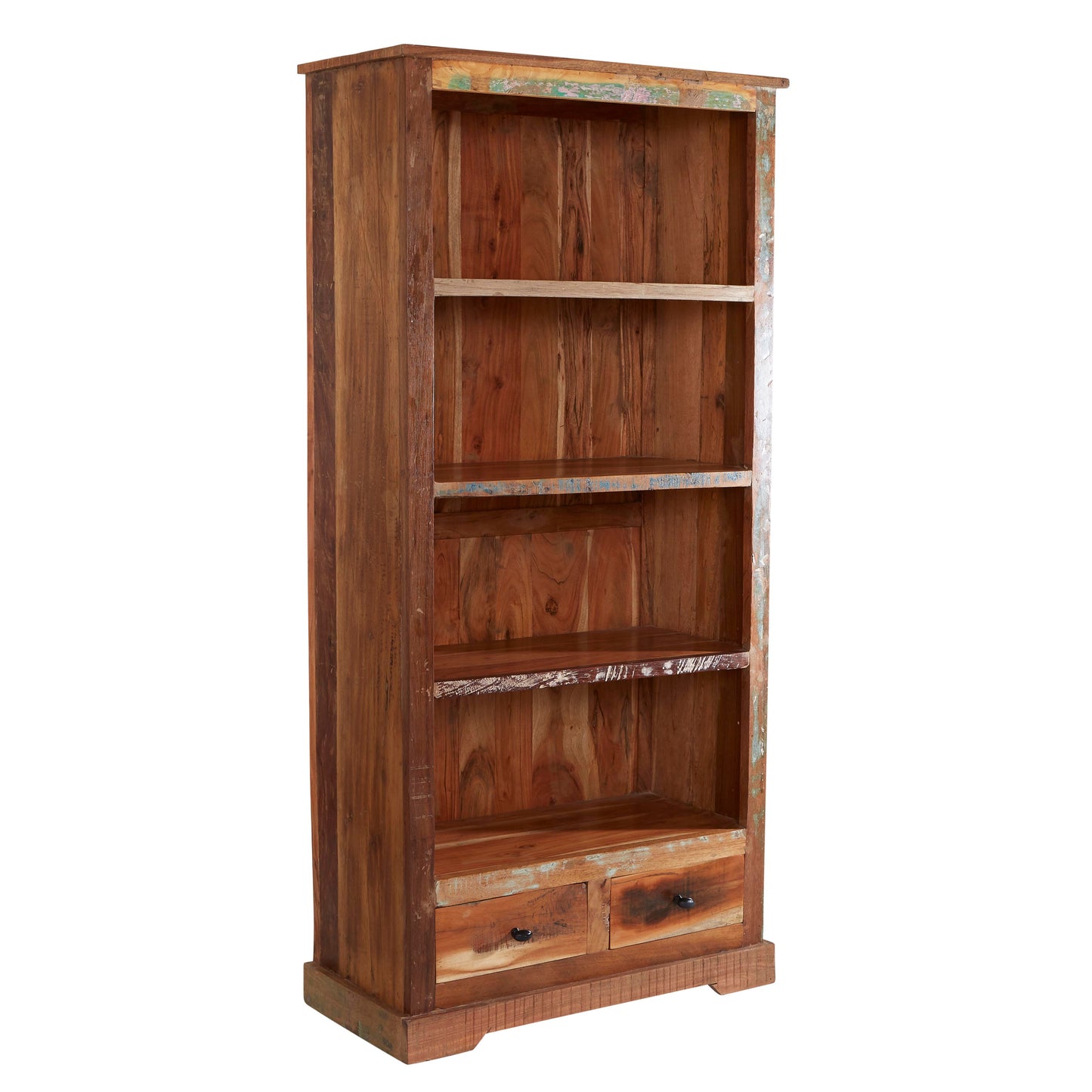 Coastal Large Bookcase 100 % Reclaimed Wood