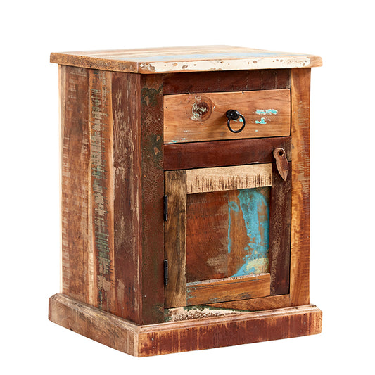 Coastal Bedside Table 100% Reclaimed Wood