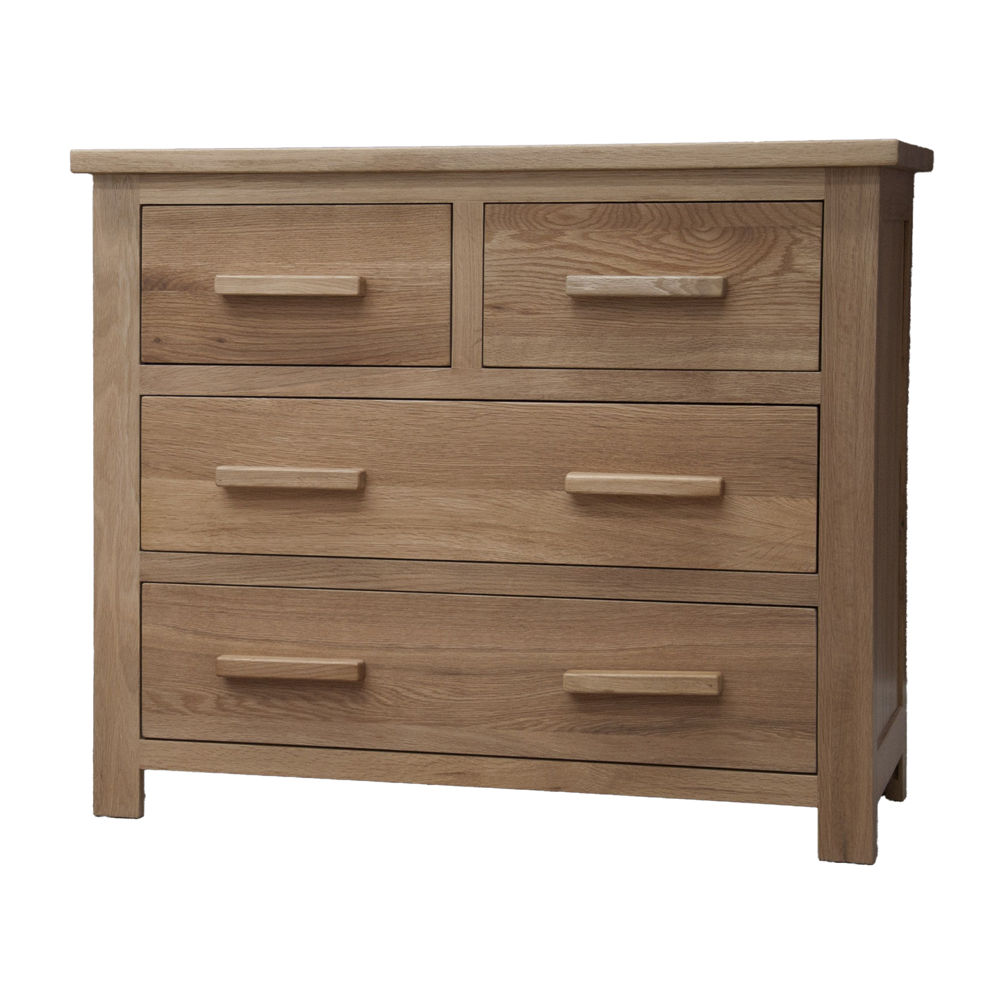 Chest of Drawers 82cm Wide. 100% Solid Oak