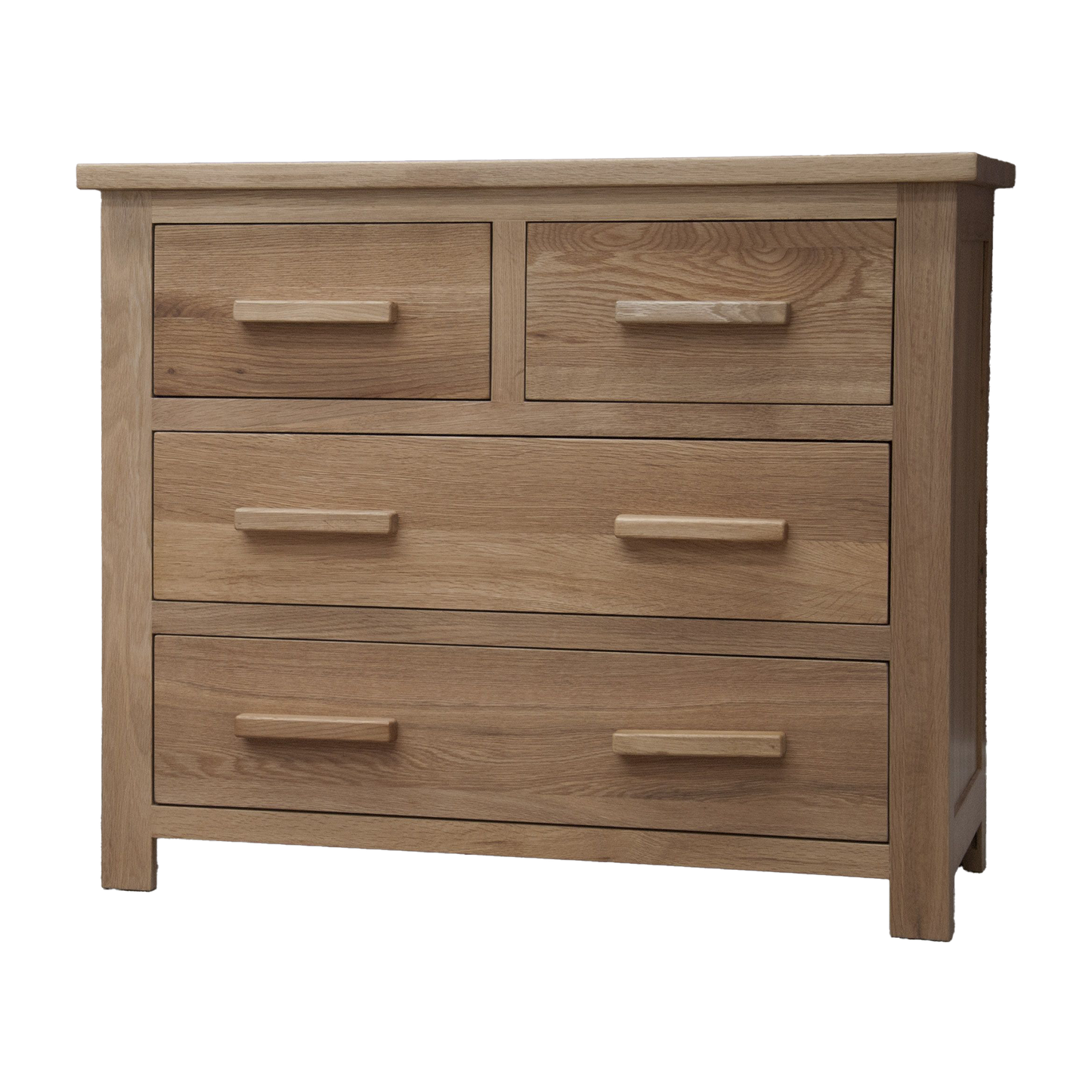 Chest of Drawers 82cm Wide. 100% Solid Oak