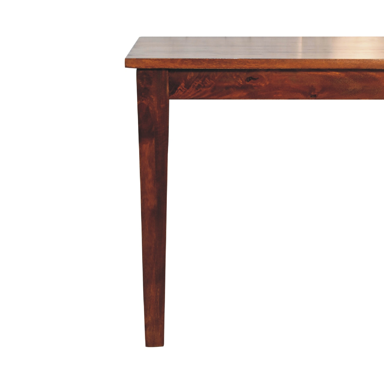 Chestnut Dining Table 100% Solid Mango Wood