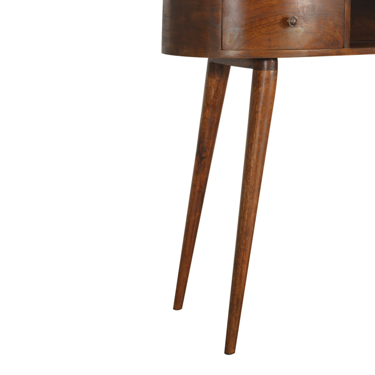 Chestnut Wave Writing Desk 100% Solid Mango Wood