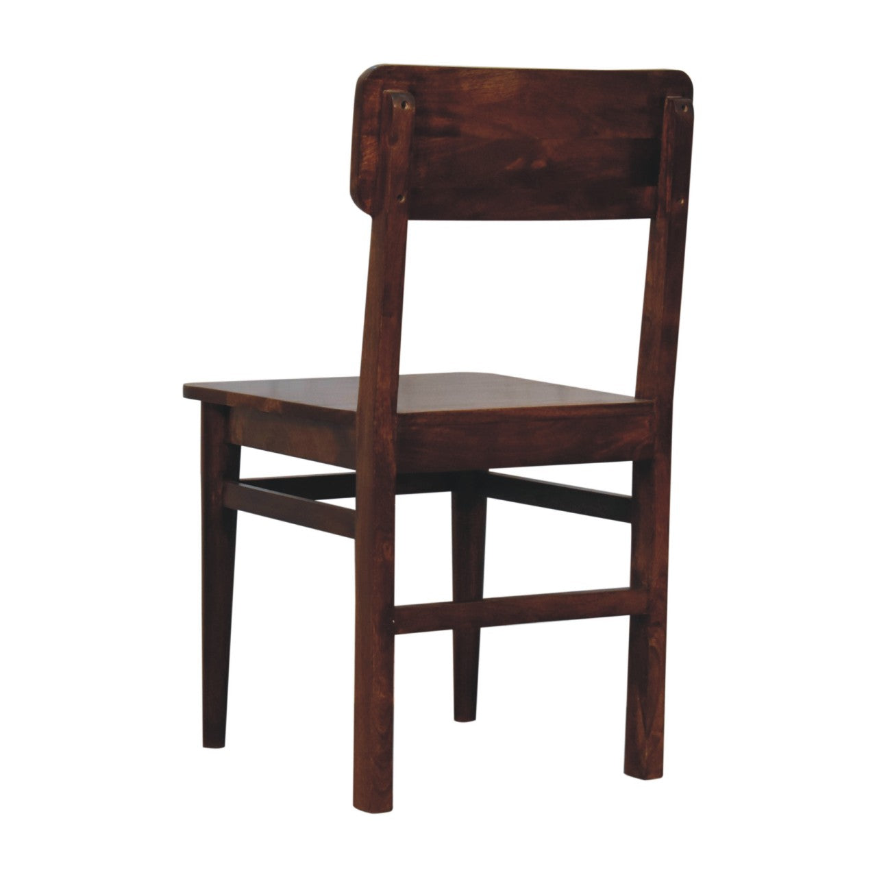 Classic Chestnut Dining Chair, 100% Solid Mango Wood