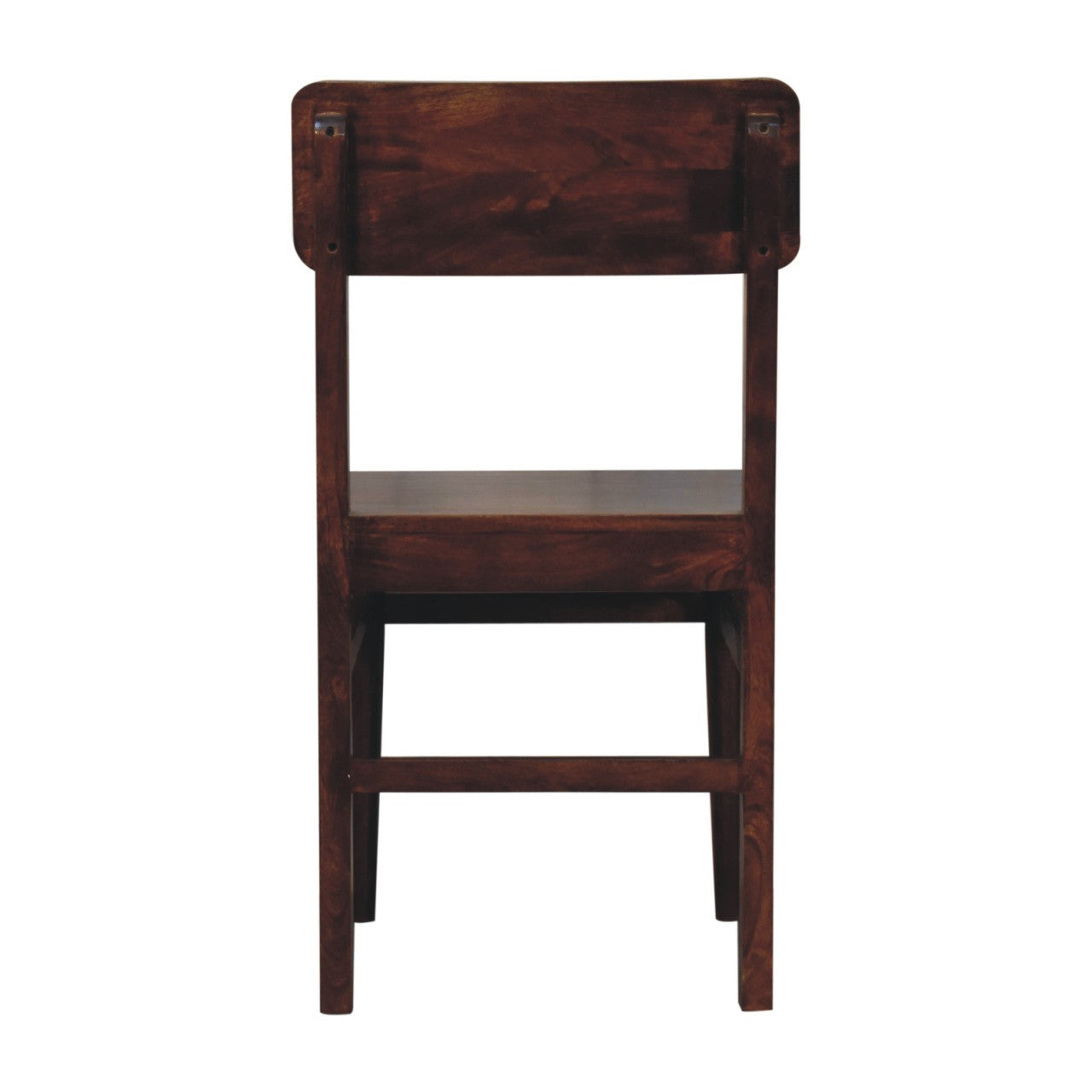 Classic Chestnut Dining Chair, 100% Solid Mango Wood