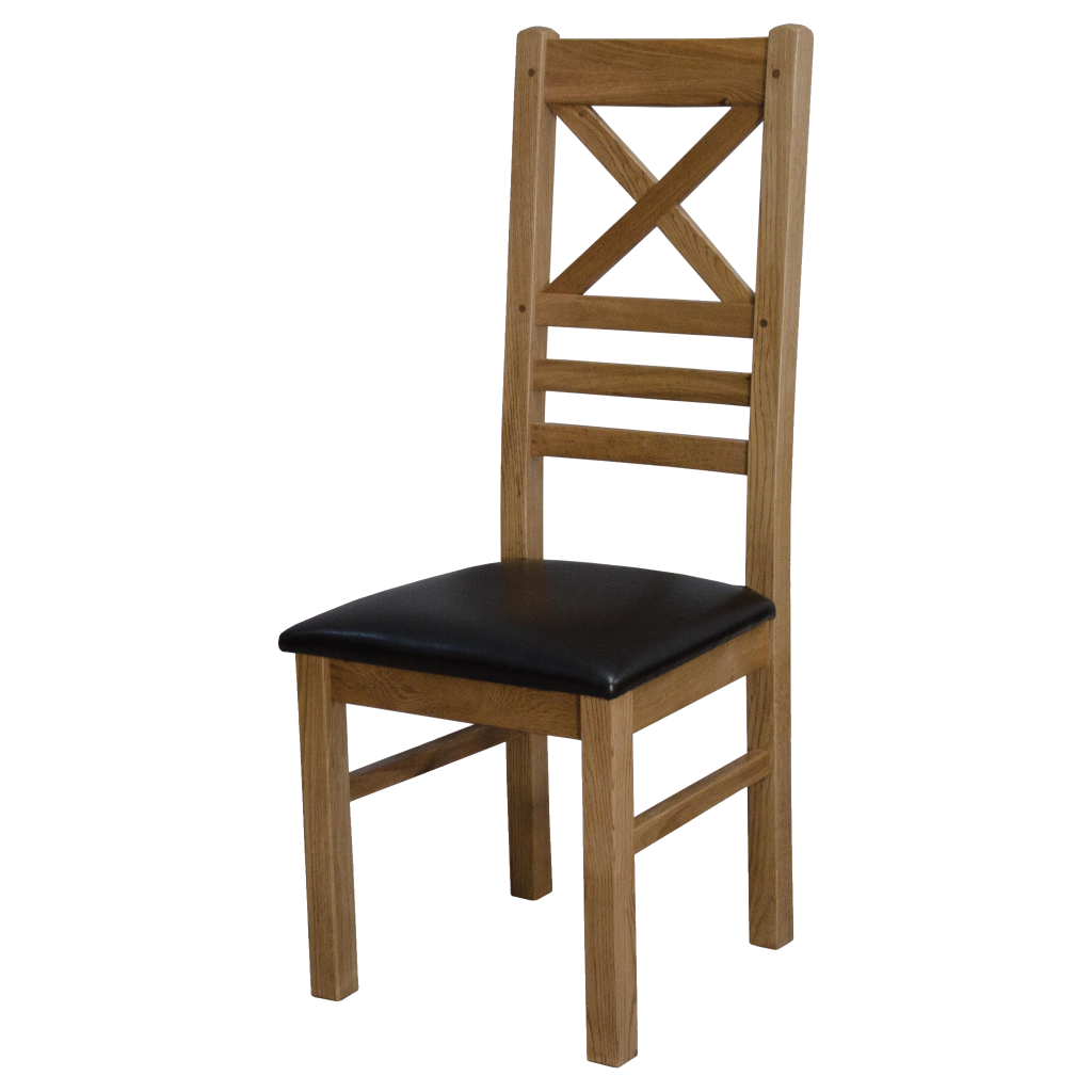 Deluxe Crossback Dining Chair 100% Solid Oak
