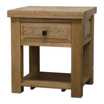Deluxe Lamp Table 100% Solid Oak
