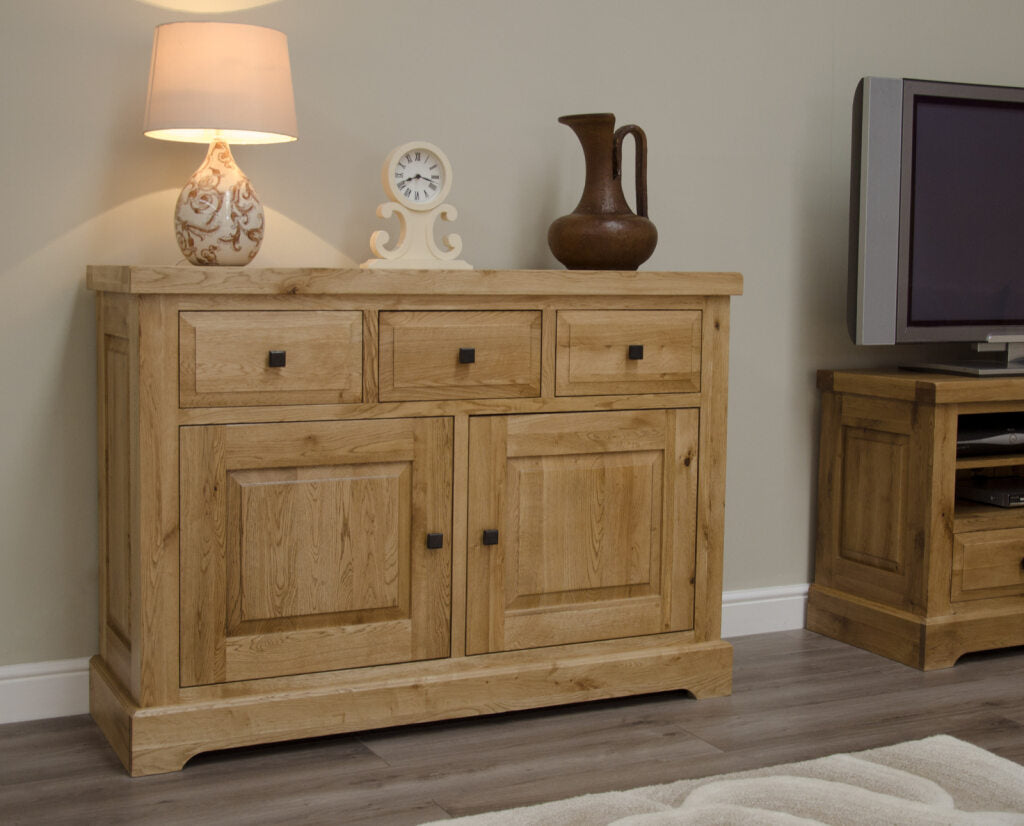 Deluxe Medium Sideboard 100% Solid Oak2