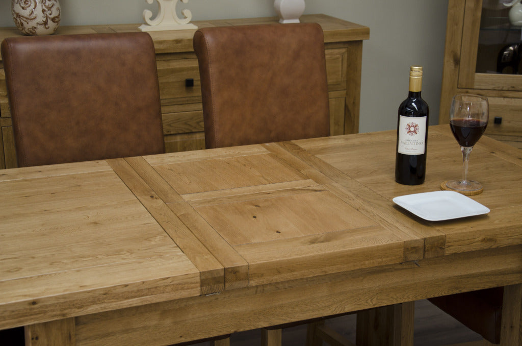Deluxe Small Butterfly Extending Table 100% Solid Oak