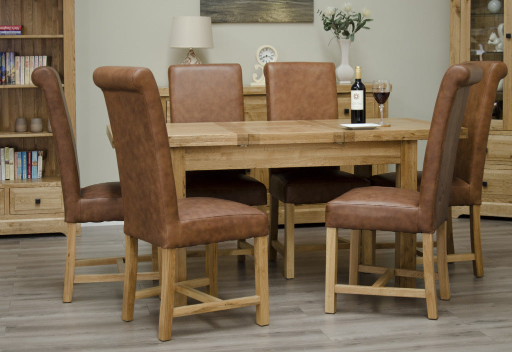 Deluxe Small Butterfly Extending Table 100% Solid Oak