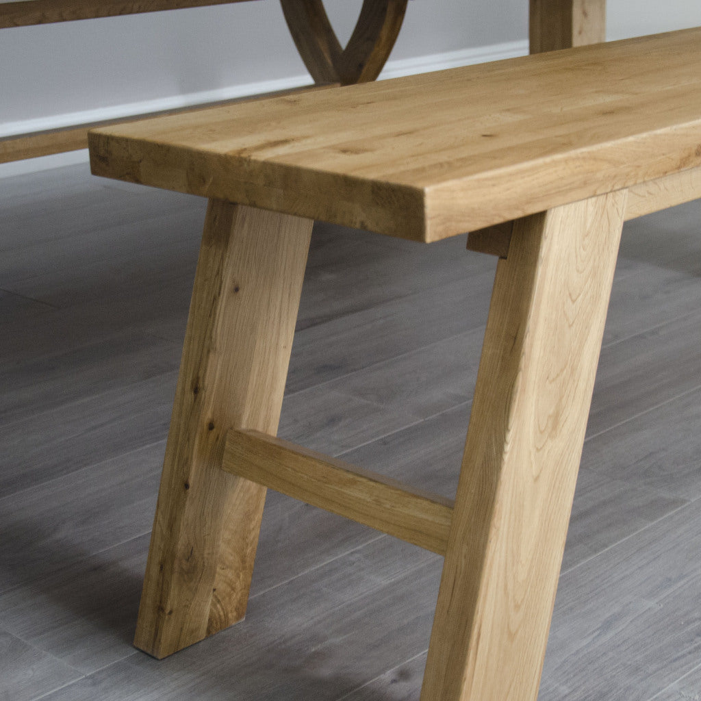 Deluxe Standard Bench 100% Solid Oak1