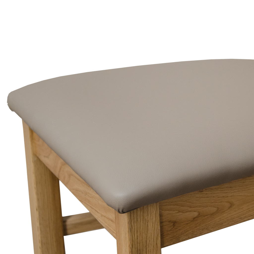 Deluxe Wave Chair – Mushroom Pad 100% Solid Oak2