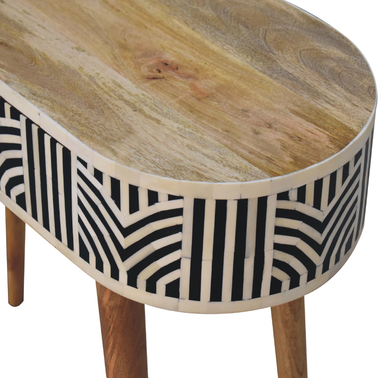 Edessa Bone Inlay Console Table 100% Solid Mango Wood