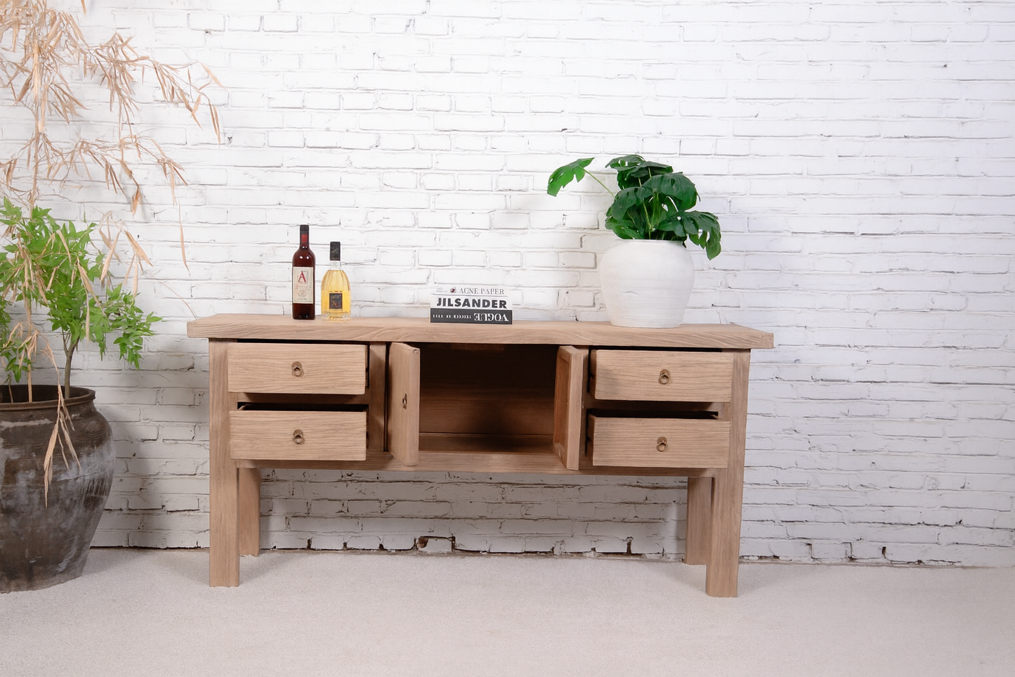 Ferringhi Console Medium. Reclaimed Elm Wood