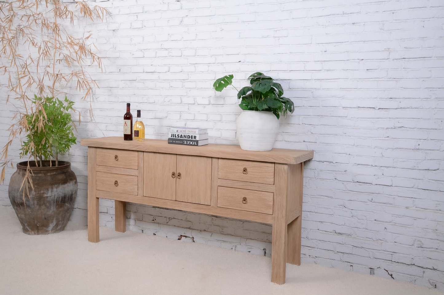 Ferringhi Console Medium. Reclaimed Elm Wood