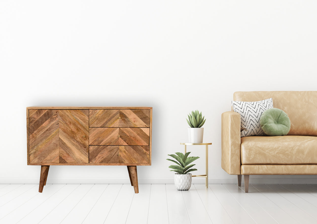 Muna Sideboard. Solid Mango Wood
