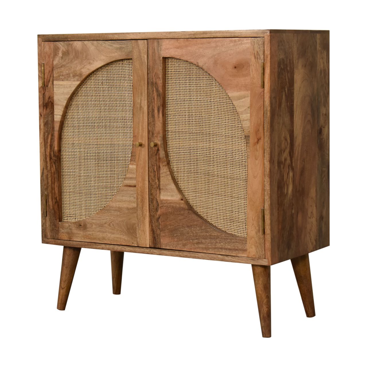 Close-knit Leaf Cabinet 100% Solid Mango Wood Legs