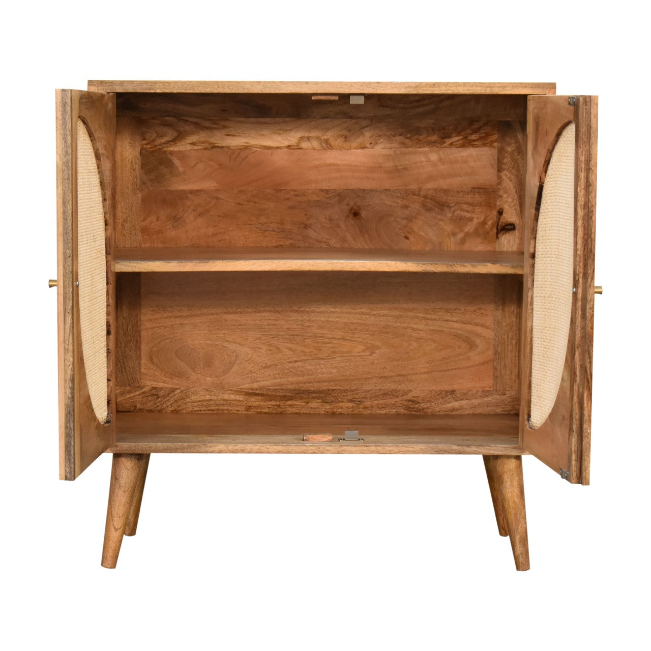 Close-knit Leaf Cabinet 100% Solid Mango Wood Legs