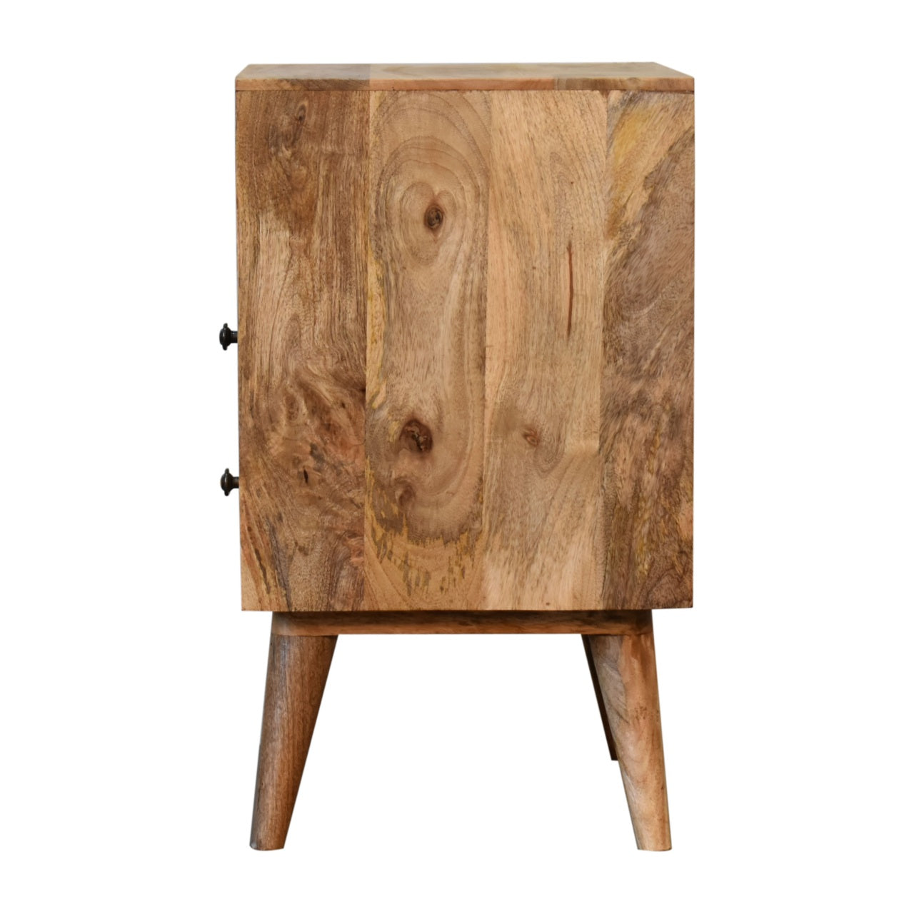 Classic Oak-ish Bedside 100% Solid Mango Wood
