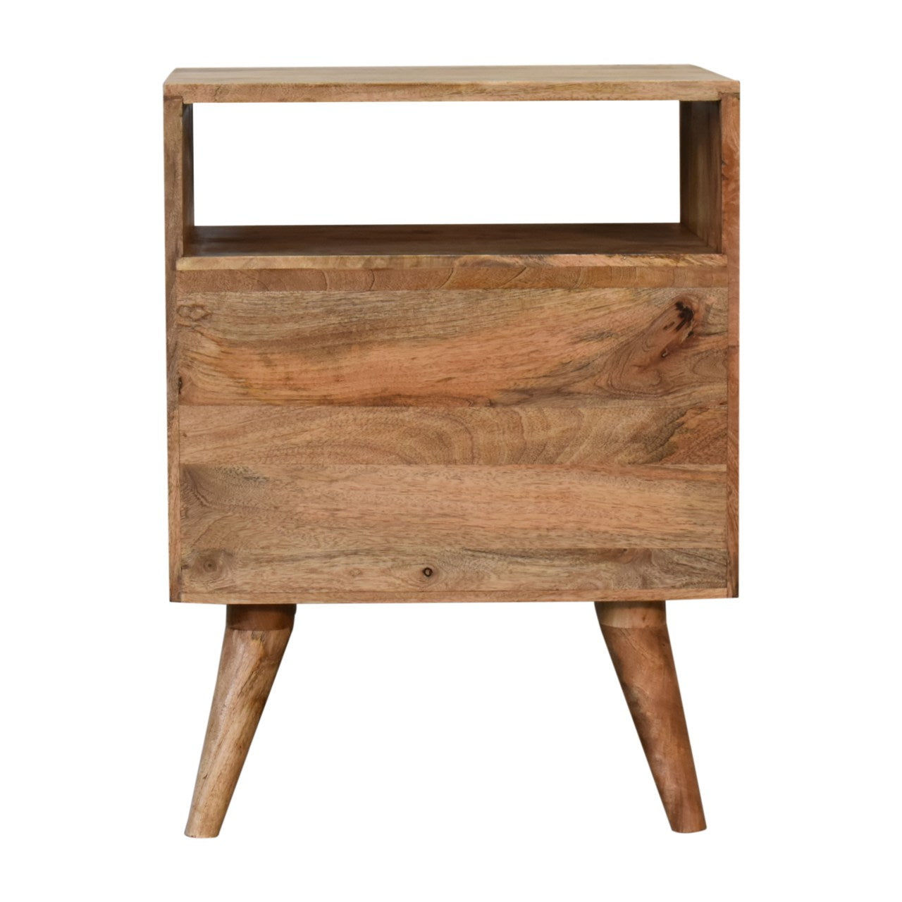 Classic Oak-ish Bedside 100% Solid Mango Wood