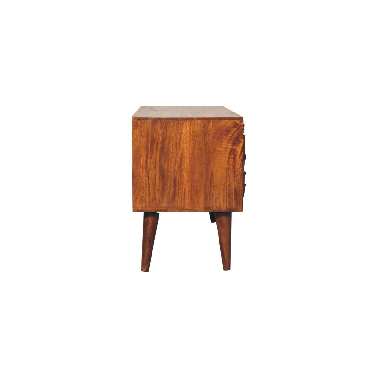 Botanic Media Unit 100% Melia/Neem Wood Chestnut Finish