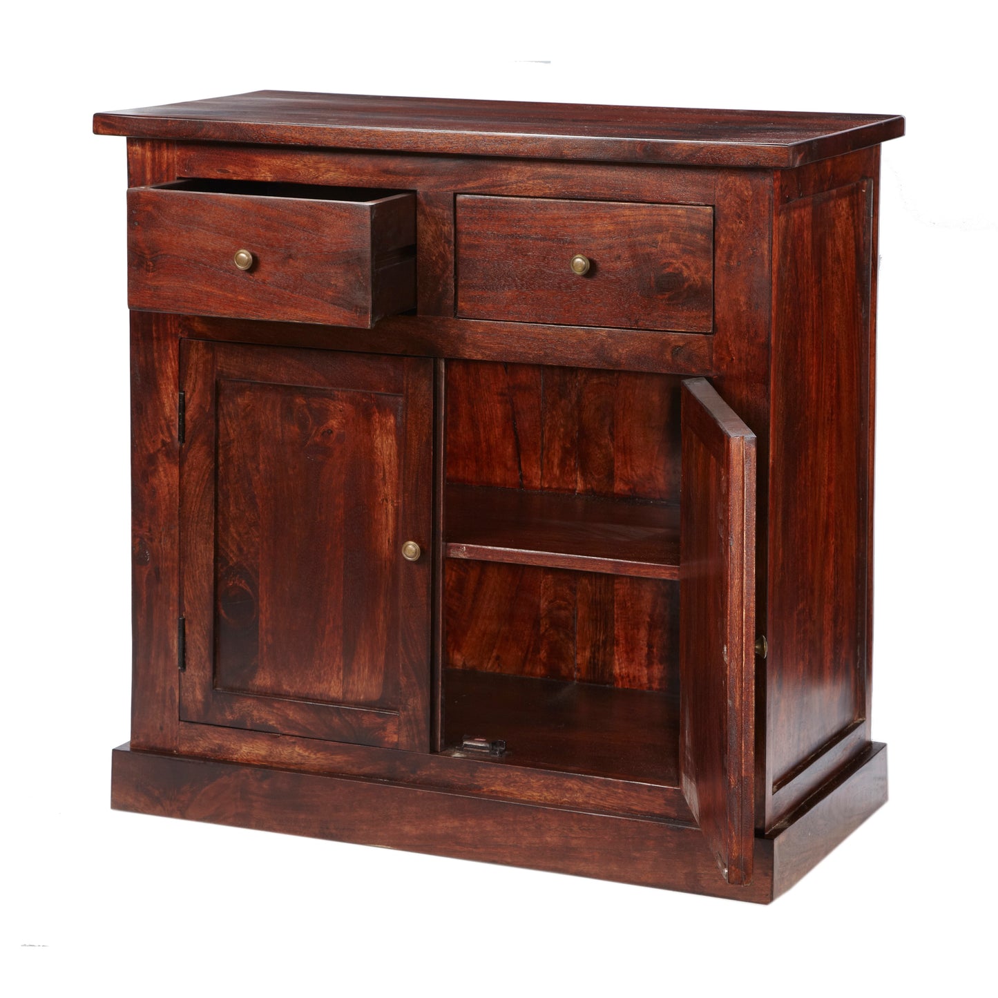 Jaipur Dark Mango 2 Door Sideboard Solid Mango Wood