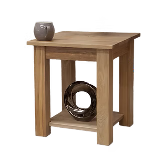 Lyon Lamp Table. 100% Solid Oak