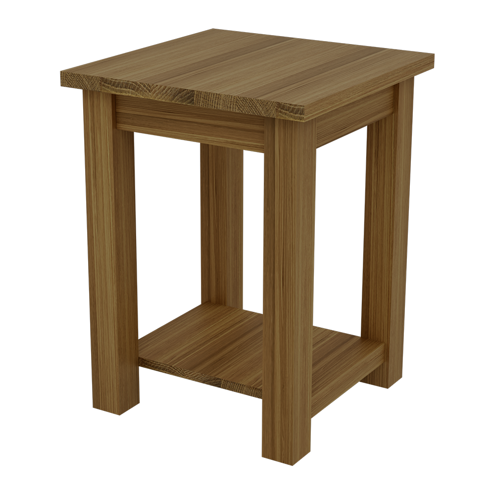 Lyon Lamp Table. 100% Solid Oak