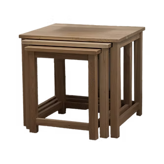 Lyon Nest of Tables. 100% Solid Oak