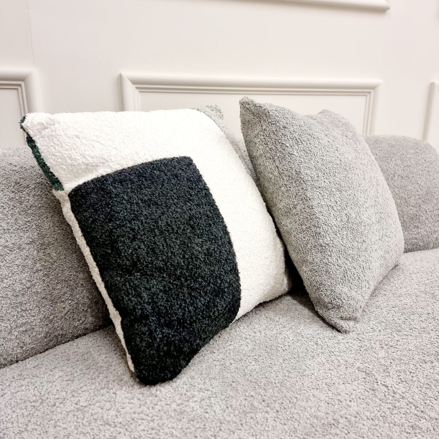 Miami, 3 Seater Sofa in Black Velvet or Grey