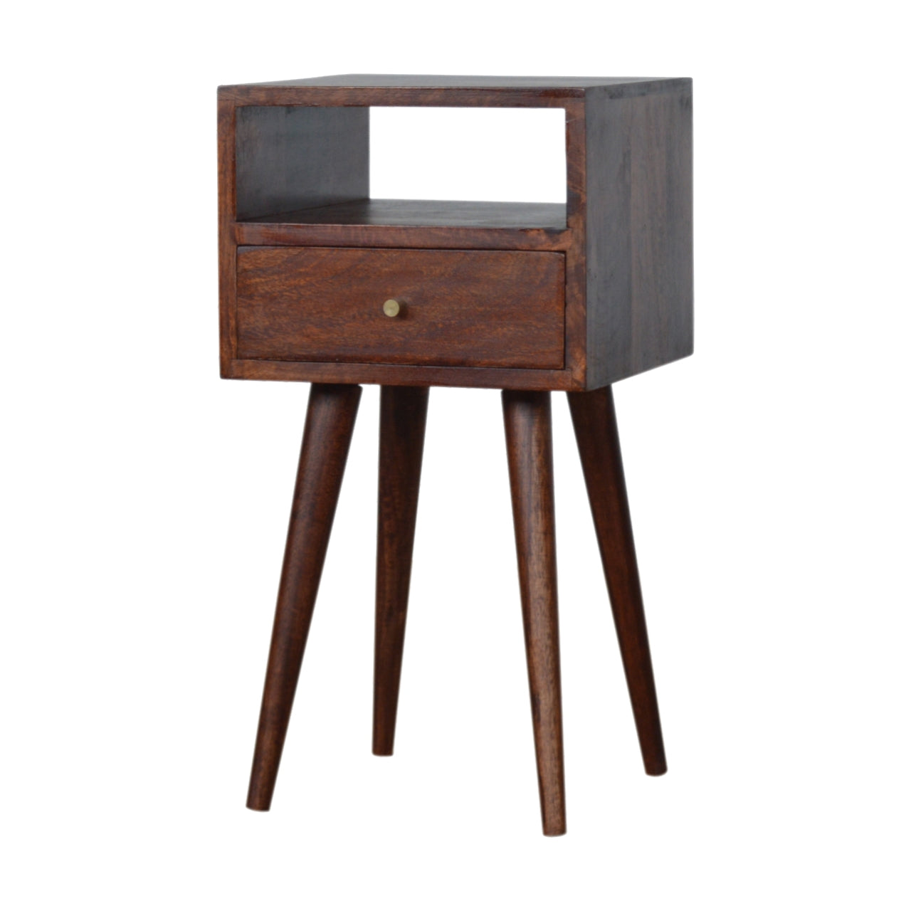 Mini Cherry Bedside.100% Solid Mango Wood