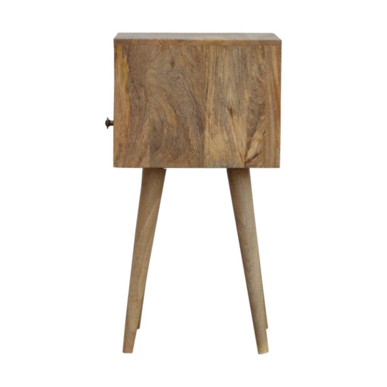 Mini Oak-ish Bedside Table 100% Solid Mango Wood